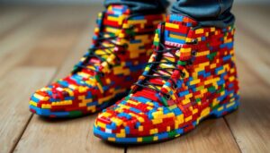 Altro che sneakers o mocassini: le scarpe di cui tutti parlano sono un paio di mattoncini Lego